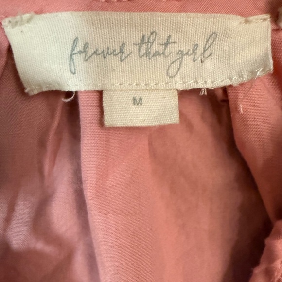 Anthropologie ForeverThatGirl Long-SleeveV-NeckPeasant Blouse Size Medium - Picture 10 of 11